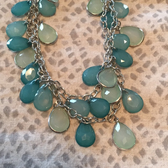 Charming Charlie teal fashion necklace - Picture 3 of 4